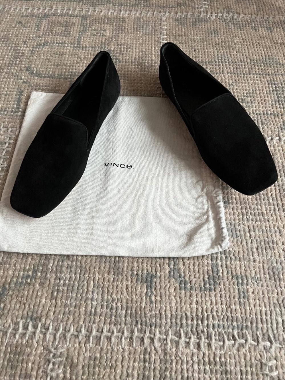 Vince Women's Clark Black Suede Loafer - 9